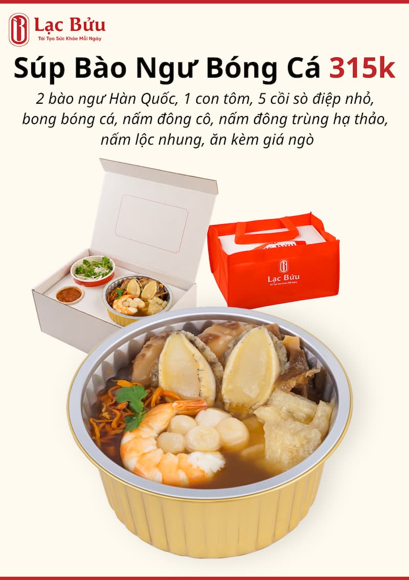 Súp bào ngư bóng cá