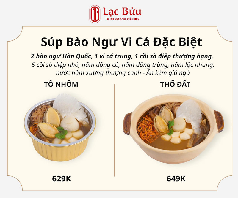 Súp bào ngư vi cá đặc biệt 1