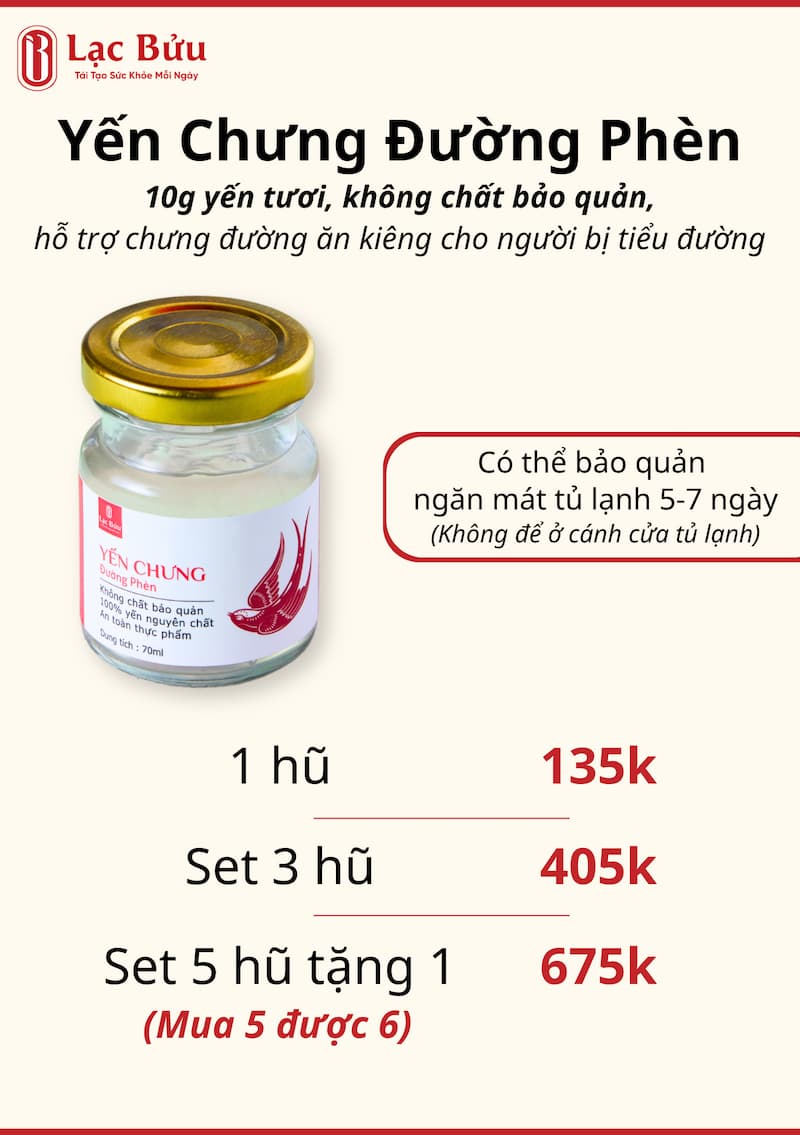 Yến Chưng Đường Phèn