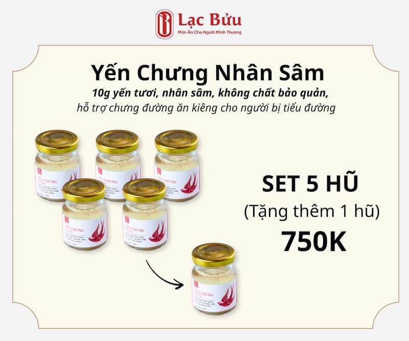 Yến Chưng Nhân Sâm