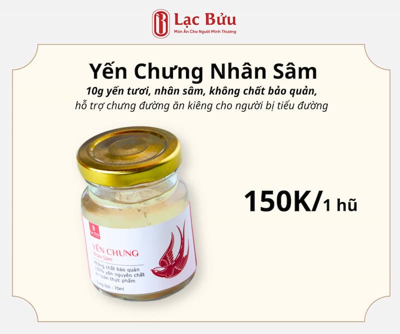 Yến Chưng Nhân Sâm