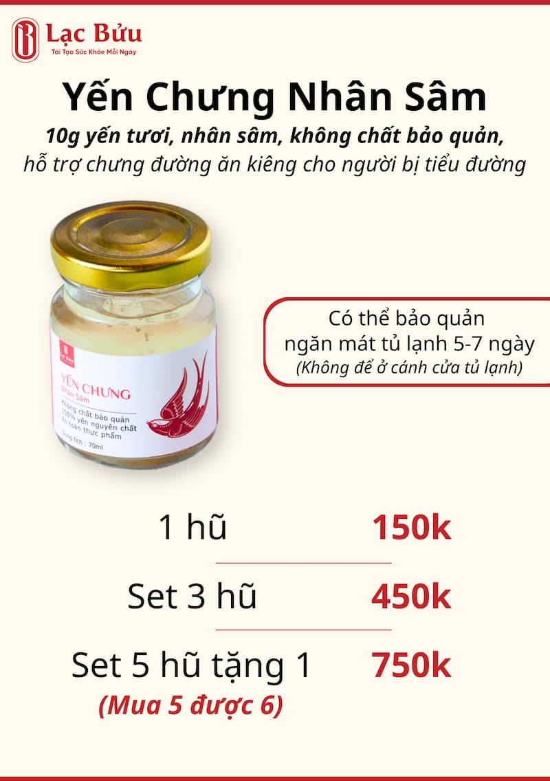 Yến Chưng Nhân Sâm