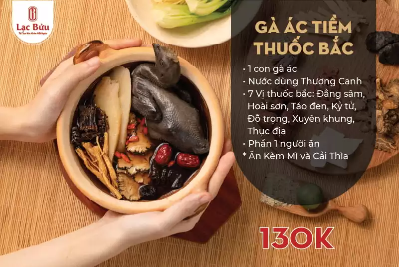 Gà ác 130k